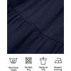 imageZESICA Womens 2025 Boho Sexy Off Shoulder Long Sleeve Smocked High Waist Side Split Flowy A Line Tiered Long Maxi DressNavy