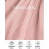 imageZESICA Womens 2025 Boho Sexy Off Shoulder Long Sleeve Smocked High Waist Side Split Flowy A Line Tiered Long Maxi DressPink
