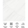 imageZESICA Womens Boho Summer One Shoulder Short Sleeve Smocked Side Split Ruffle Swing Midi DressWhite