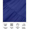 imageZESICA Womens Casual Crew Neck Flutter Sleeve Smocked High Waist Hollow Out Lace Trim Tiered A Line Midi DressRoyalblue