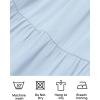 imageZESICA Womens 2025 Summer Square Neck Short Puff Sleeve Solid Color High Waist Casual Smocked Flowy A Line Tiered Midi DressSky Blue