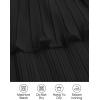 imageZESICA Womens 2025 Long Sleeve Crew Neck Ruffle Tiered Layered Chiffon Flowy Swing 2025 Long Midi DressBlack