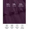 imageZESICA Womens 2025 Long Sleeve Crew Neck Ruffle Tiered Layered Chiffon Flowy Swing 2025 Long Midi DressDarkpurple