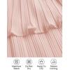 imageZESICA Womens 2025 Long Sleeve Crew Neck Ruffle Tiered Layered Chiffon Flowy Swing 2025 Long Midi DressPink