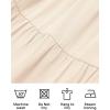 imageZESICA Womens 2025 Summer Casual V Neck Flutter Sleeve Bohemian Ruffle Smocked A Line Swing Mini DressBeige
