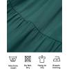 imageZESICA Womens Sexy Boho Off Shoulder Puff Short Sleeve High Waist Ruffled Flowy A Line Beach Party Midi DressTeal