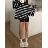 imageZESICA Womens Winter Sweaters Oversized Turtleneck Long Sleeve Chunky Knitted Pullover Sweater Jumper TopsDim