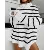 imageZESICA Womens Winter Sweaters Oversized Turtleneck Long Sleeve Chunky Knitted Pullover Sweater Jumper TopsIvory