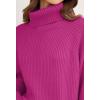 imageZESICA Womens Winter Sweaters Oversized Turtleneck Long Sleeve Chunky Knitted Pullover Sweater Jumper TopsRoseberry