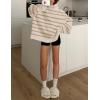 imageZESICA Womens Winter Sweaters Oversized Turtleneck Long Sleeve Chunky Knitted Pullover Sweater Jumper TopsSand