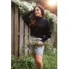 imageZESICA Womens Fall Turtleneck Batwing Long Sleeve Ribbed Knit Casual Soft Pullover Sweater Jumper TopBlack