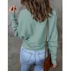 imageZESICA Womens Fall Turtleneck Batwing Long Sleeve Ribbed Knit Casual Soft Pullover Sweater Jumper TopLake