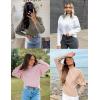 imageZESICA Womens Fall Turtleneck Batwing Long Sleeve Ribbed Knit Casual Soft Pullover Sweater Jumper TopMustard