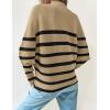 imageZESICA Womens Fall Turtleneck Batwing Long Sleeve Ribbed Knit Casual Soft Pullover Sweater Jumper TopTan