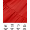 imageZESICA Womens 2025 Summer Spaghetti Strap Sleeveless Square Neck Ruffle A Line Swing Mini DressFirered