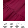 imageZESICA Womens 2025 Summer Spaghetti Strap Sleeveless Square Neck Ruffle A Line Swing Mini DressFuchsia