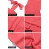 imageZESICA Womens 2025 Summer Spaghetti Strap Sleeveless Square Neck Ruffle A Line Swing Mini DressWatermelon