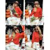 imageZESICA Womens Casual Turtleneck Long Lantern Sleeve Oversized Ribbed Knit Pullover Sweater Jumper TopFirered