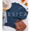 imageZESICA Womens Casual Turtleneck Long Lantern Sleeve Oversized Ribbed Knit Pullover Sweater Jumper TopRoyalblue
