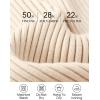 imageZESICA Womens Fall Long Sleeve V Neck T Shirts Ribbed Knit Sweater Slim Fit Solid Basic Casual Tee TopsApricot