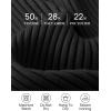 imageZESICA Womens Fall Long Sleeve V Neck T Shirts Ribbed Knit Sweater Slim Fit Solid Basic Casual Tee TopsBlack