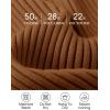 imageZESICA Womens Fall Long Sleeve V Neck T Shirts Ribbed Knit Sweater Slim Fit Solid Basic Casual Tee TopsBrown