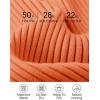 imageZESICA Womens Fall Long Sleeve V Neck T Shirts Ribbed Knit Sweater Slim Fit Solid Basic Casual Tee TopsOrange