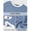 imageZESICA Womens Fall Sweaters 2025 Long Sleeve Crewneck Knit Color Block Lightweight Pullover Tops ClothesSky