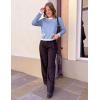 imageZESICA Womens Fall Sweaters 2025 Long Sleeve Crewneck Knit Color Block Lightweight Pullover Tops ClothesSky