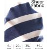 imageZESICA Womens Long Sleeve Lightweight Striped Tops Fall Crewneck Ribbed Knit ShirtsDarkblue