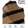imageZESICA Womens Long Sleeve Lightweight Striped Tops Fall Crewneck Ribbed Knit ShirtsKhaki