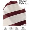 imageZESICA Womens Long Sleeve Lightweight Striped Tops Fall Crewneck Ribbed Knit ShirtsWine