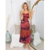 imageZESICA Womens Summer Floral Spaghetti Straps Maxi Dress 2025 Sleeveless Square Neck Bodycon Beach Boho Long DressesPurple