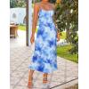 imageZESICA Womens Summer Floral Spaghetti Straps Maxi Dress 2025 Sleeveless Square Neck Bodycon Beach Boho Long DressesSky Blue