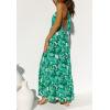 imageZESICA Womens 2025 Summer Crossover Halter Neck Sleeveless Plaid Cut Out Backless Flowy A Line Maxi DressViridis