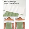 imageZESICA Womens 2025 Summer Off The Shoulder Knit Maxi Dresses Sleeveless Color Block Formal Party Bodycon DressLight Green