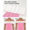 imageZESICA Womens 2025 Summer Off The Shoulder Knit Maxi Dresses Sleeveless Color Block Formal Party Bodycon DressPink