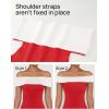 imageZESICA Womens 2025 Summer Off The Shoulder Knit Maxi Dresses Sleeveless Color Block Formal Party Bodycon DressWatermelon