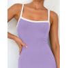 imageZESICA Womens 2025 Summer Spaghetti Straps Maxi Dress Sleeveless Square Neck Lightweight Long Beach DressesPurple