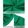 imageZESICA Womens Summer Strapless Mini Dress 2025 Sexy Off Shoulder High Waist A Line Swing Party Short DressesGreen