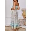 imageZESICA Womens Summer Strapless Dress Off Shoulder Sleeveless High Waist Solid Color Beach Long DressesLight Green