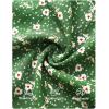 imageZESICA Womens 2025 Summer Casual Floral Print Short Sleeve V Neck High Waist A Line Tiered Flowy Boho Maxi DressGreen