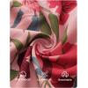imageZESICA Womens 2025 Summer Casual Floral Print Short Sleeve V Neck High Waist A Line Tiered Flowy Boho Maxi DressVintagepink