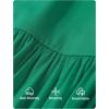 imageZESICA Womens Off The Shoulder Maxi Dress 2025 Summer Sleeveless Casual Slim Swing Pleated Formal Party DressesGreen