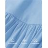 imageZESICA Womens Off The Shoulder Maxi Dress 2025 Summer Sleeveless Casual Slim Swing Pleated Formal Party DressesLight Blue