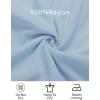 imageZESICA Womens 2025 Boho Long Sleeve Square Neck Smocked High Waist Flowy A Line Lace Trim Maxi DressLight Blue