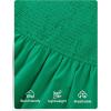imageZESICA Womens 2025 Summer Boho Midi Dress Short Puff Sleeve Flowy A Line Tiered Beach Vacation Long DressesGreen