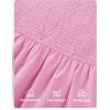 imageZESICA Womens 2025 Summer Boho Midi Dress Short Puff Sleeve Flowy A Line Tiered Beach Vacation Long DressesPink