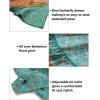 imageZESICA Womens 2025 Bohemian Floral Printed Wrap V Neck Short Sleeve Split Beach Party Maxi DressLight Green