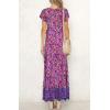 imageZESICA Womens 2025 Bohemian Floral Printed Wrap V Neck Short Sleeve Split Beach Party Maxi DressPurple